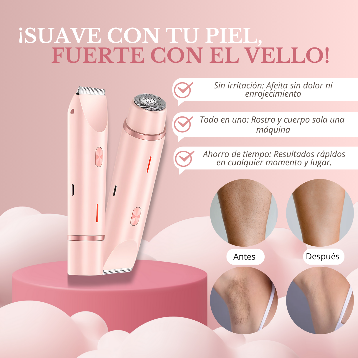 Glow Trim®| Depiladora Pro